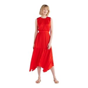 Scoop NYC | Vibrant Red High Low Dress Size XL (16-18)